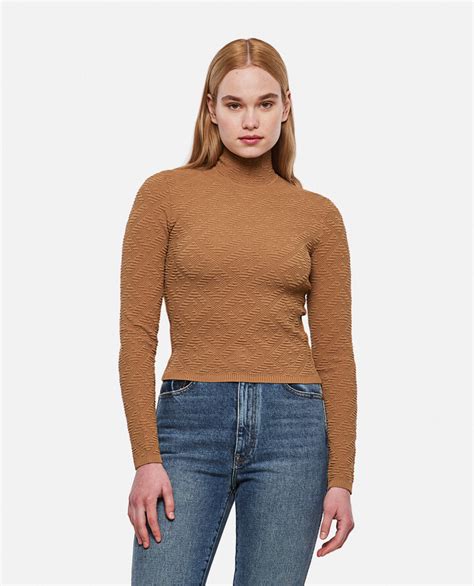 fendi ff turtleneck|fendi light blue viscose.